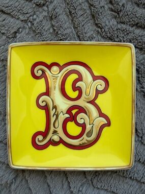 Versace Alphabet “B” Trinket Dish